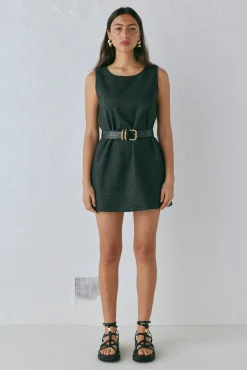 Vale Mini Dress Charcoal